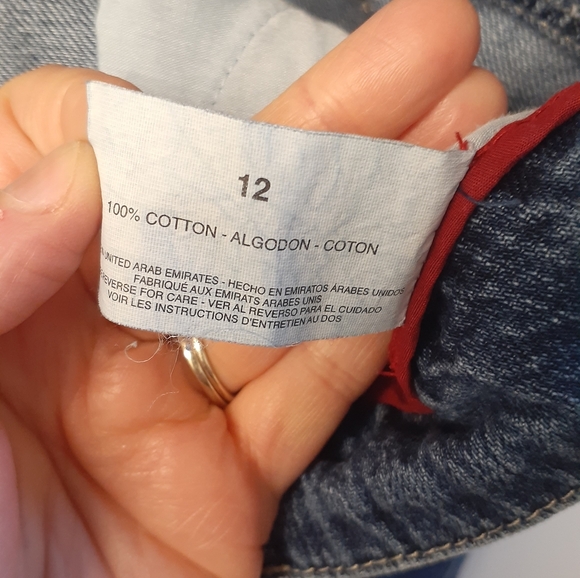 Womens' Gloria Vanderbilt light denim skirt - size 12 - Picture 4 of 4